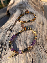 Charger l'image dans la galerie, Bracelet Riviera - Riviera Améthyste oeil de tigre - SamEtnic