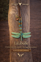 Charger l'image dans la galerie, Collier LiLibulle - Libellule et Turquoise - SamEtnic