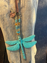 Charger l&#39;image dans la galerie, Collier LiLibulle - Libellule et Turquoise - SamEtnic