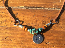 Charger l&#39;image dans la galerie, Collier court BlueHeart - SamEtnic - SamEtnic