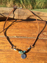 Charger l&#39;image dans la galerie, Collier court BlueHeart - SamEtnic - SamEtnic